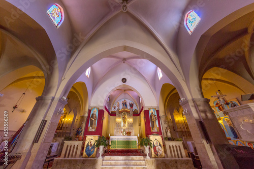 Interno Chiesa San Basilio Magno - Sennori  - Sardegna photo