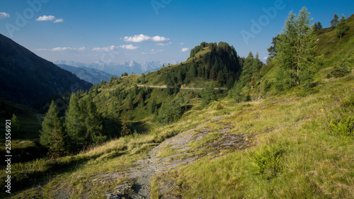 far sight alpine panorama mountain view