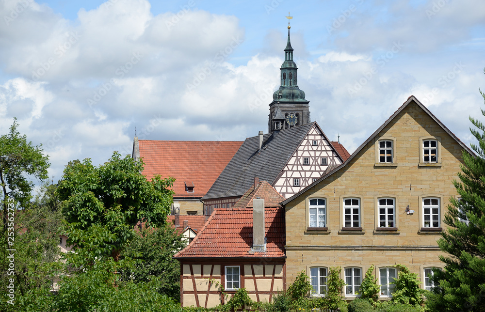 Fototapeta premium Marienkirche zu Königsberg in Bayern