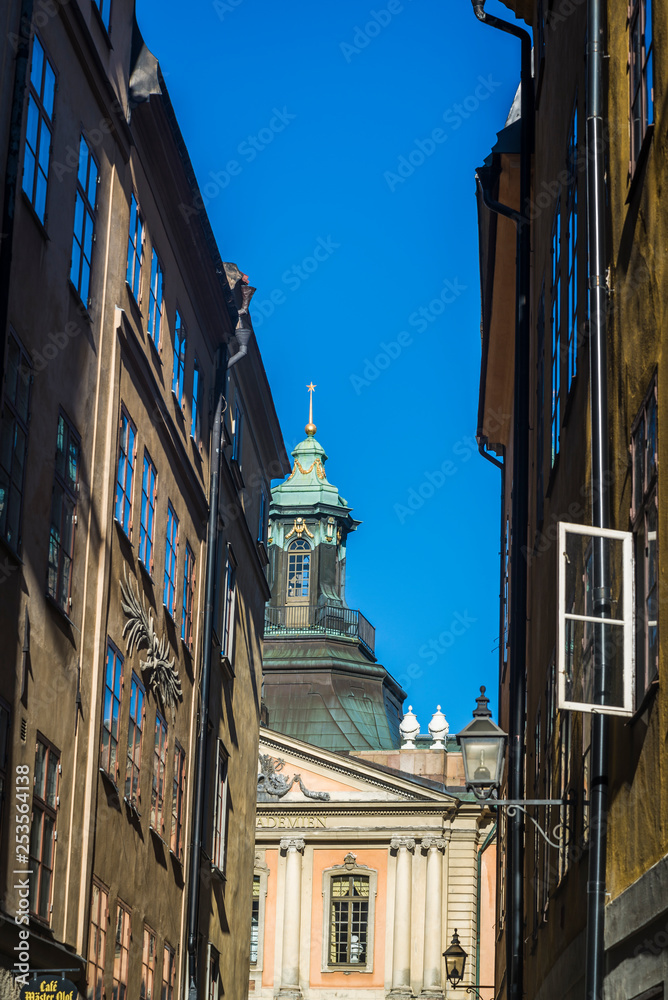 Stock Exchange Building at Stortorget Square, Gamla Stan or Old Town, Stockholm, Sweden