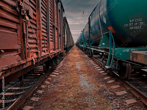 train on railway
