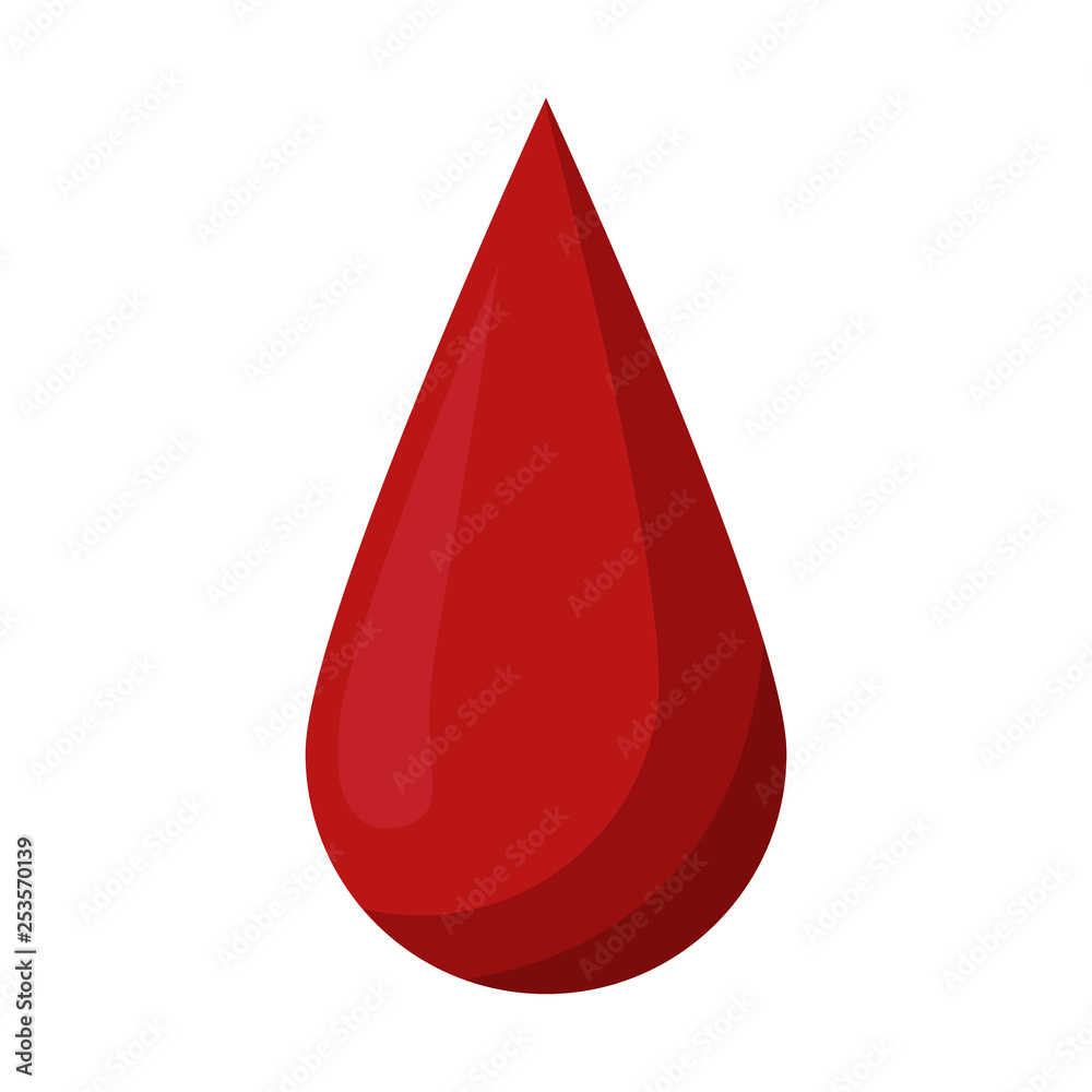 blood drop symbol isolated blood drop symbol isolated