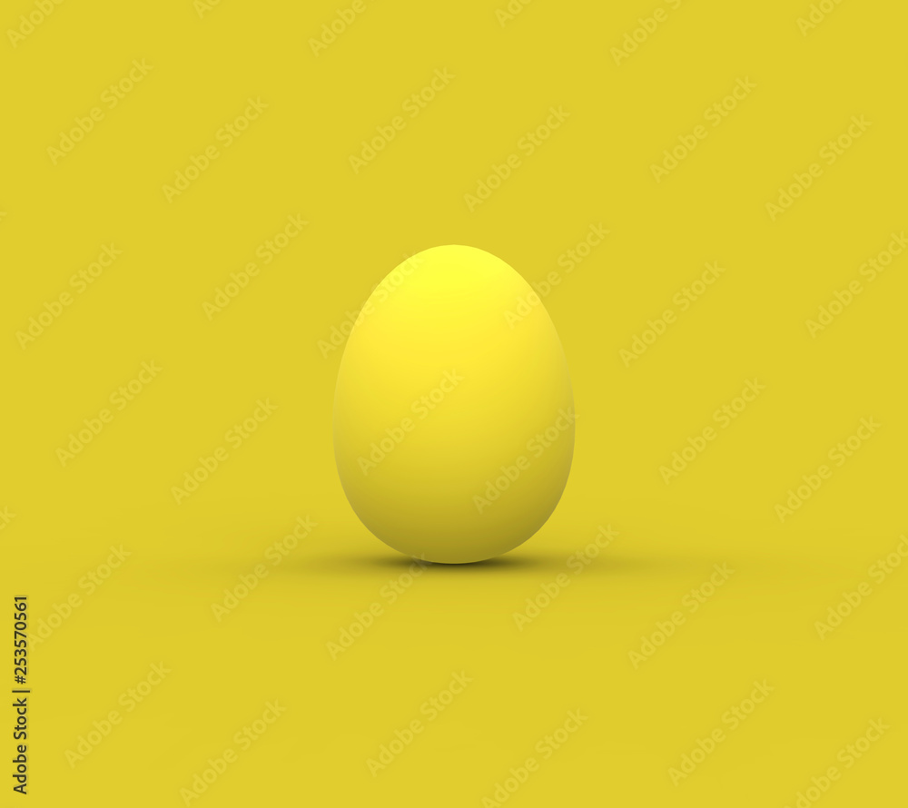 Yellow Easter Egg Background 2019