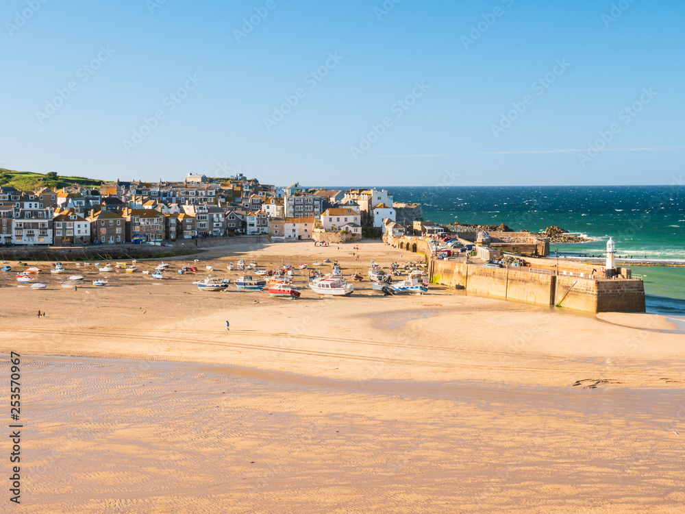 Beautiful St Ives beach, as sunset approaches. Beautiful St Ives beach, as sunset approaches.