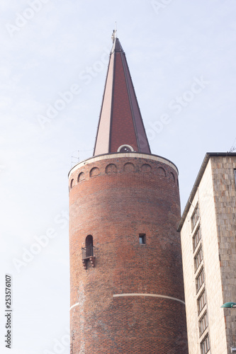 Urban layout of the Old Town in Opole photo