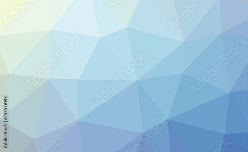 Abstract blue colorful lowploly of many triangles background for use in design. EPS10 vector