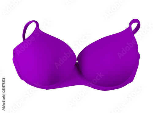 Brassiere isolated - purple