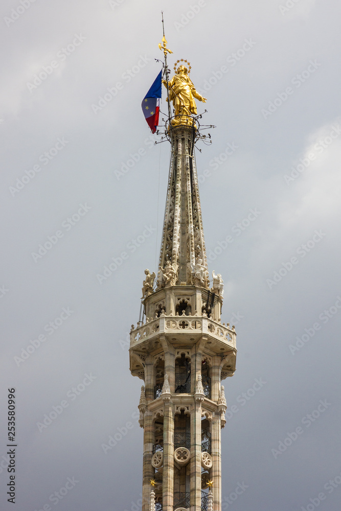 Milan, Italy. Cathedral church spike Milan, Italy. Cathedral church spike