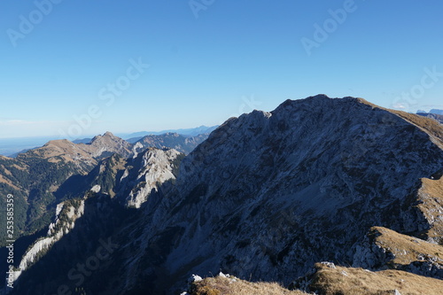 Mountain view, hiking, hochplatte, Germany, alps © Melanie