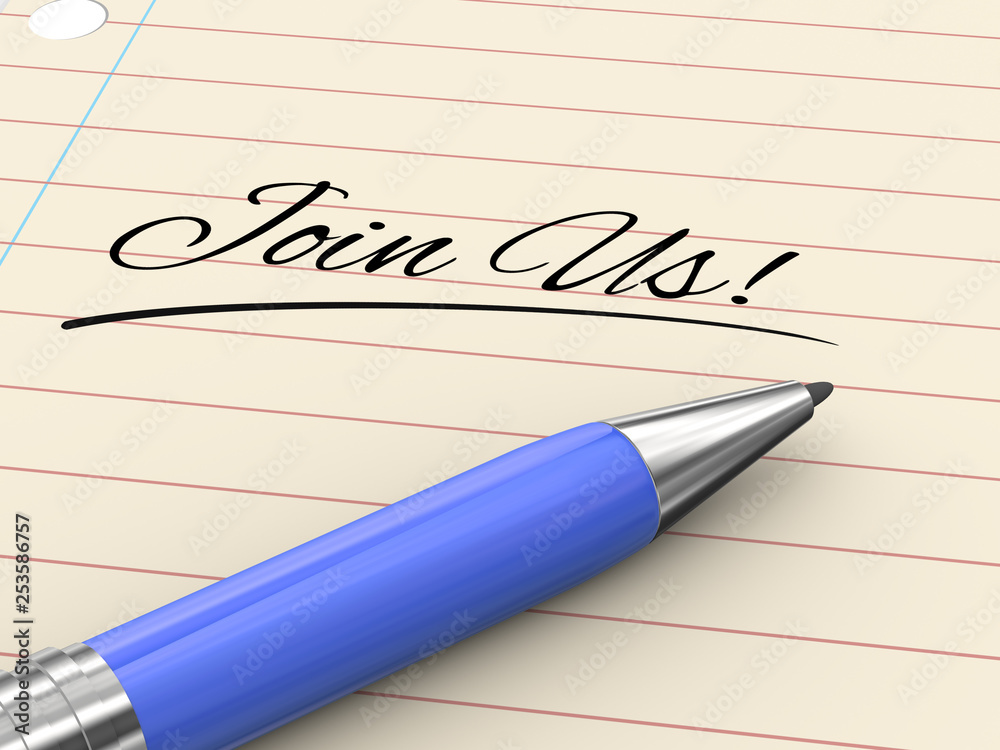 3d pen on paper - join us