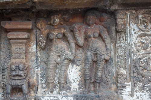 Airavateswara temple constructed by the Rajaraja Chola II in the 12th century AD. The temple is a recognised UNESCO World heritage monument Kumbakonam,Darasuram,Tamilnadu,india