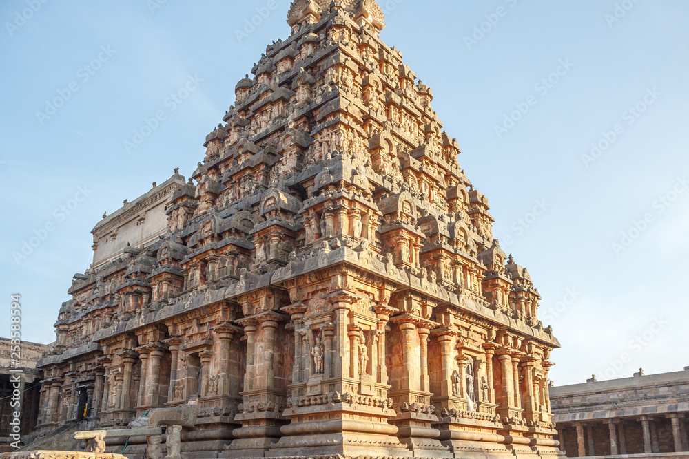 Airavateswara temple constructed by the Rajaraja Chola II in the 12th century AD. The temple is a recognised UNESCO World heritage monument Kumbakonam,Darasuram,Tamilnadu,india