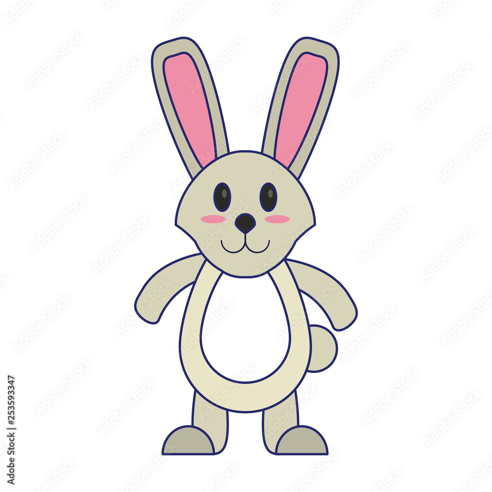 Obraz premium Cute rabbit cartoon