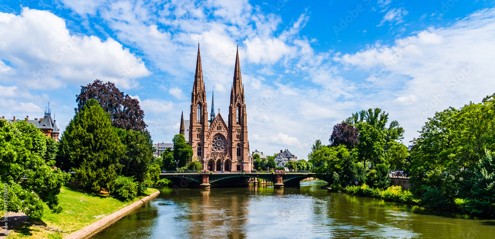 St. Paul's Church in Strasbourg, Alsace, France