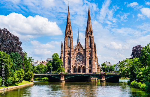 St. Paul's Church in Strasbourg, Alsace, France