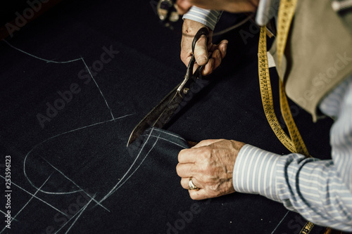 details of the working tailor photo