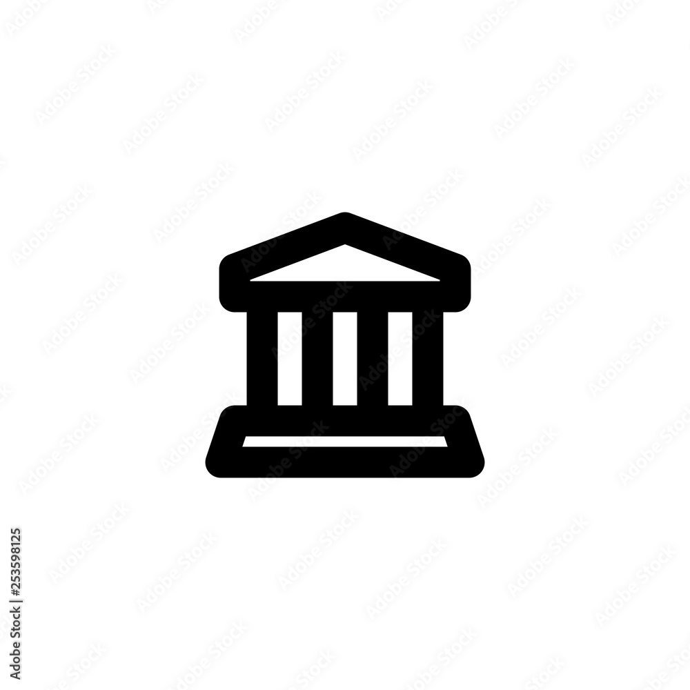 Bank build icon. Payment sign Bank build icon. Payment sign