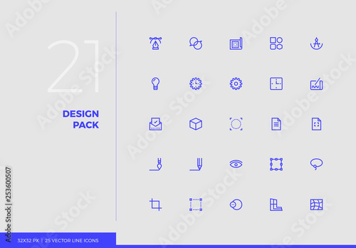 Vector Line Icons Design Pack