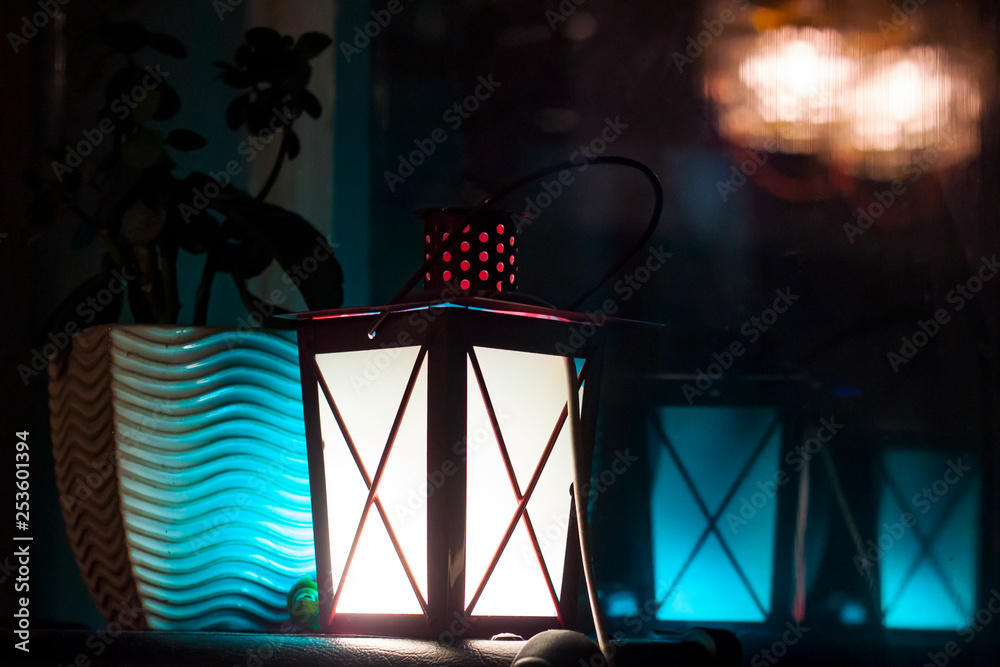 lamp in the night