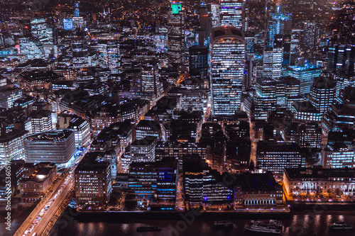London at night - from the Shard