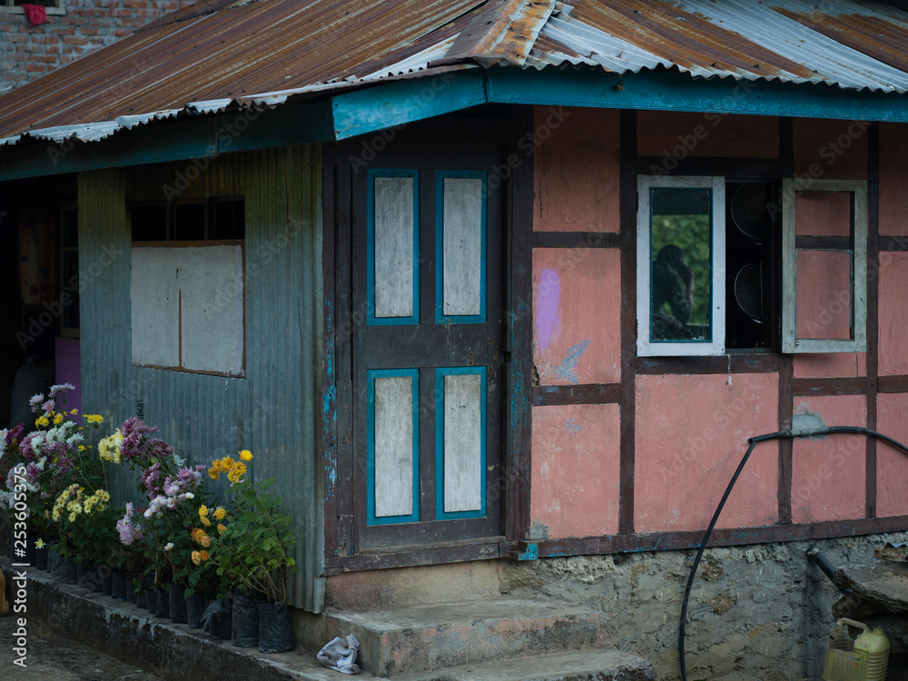 Φωτογραφία Traditional house in village, Bhalu Khop Village, West Sikkim, Sikkim