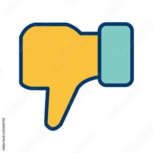 Illustration Dislike  Icon photo