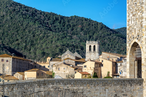 View of Beautiful Besalu, Spain