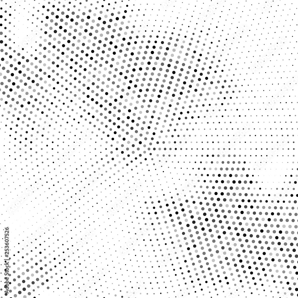 Abstract halftone dots.