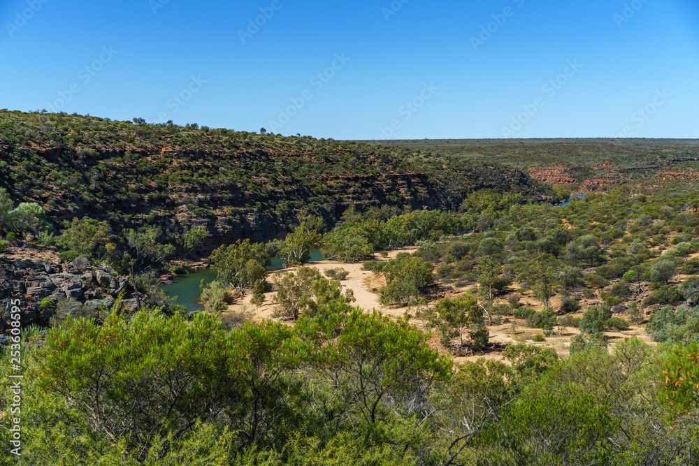 murchison river from ross graham lookout, kalbarri national park, western australia 2