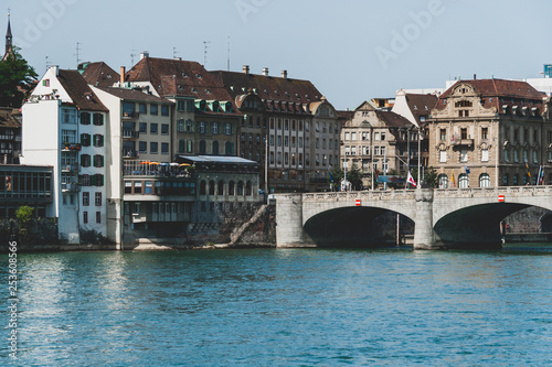Streets and buildings of Basel, Switzerland
