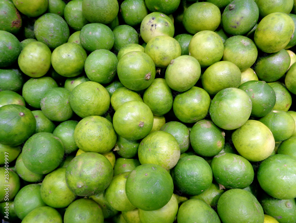 Pile of Green Fresh Limes for Background or Banner Pile of Green Fresh Limes for Background or Banner