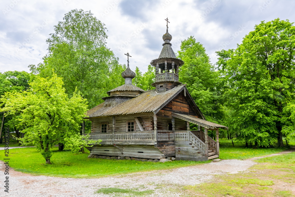 Vitoslavlitsy wooden architecture, Veliky Novgorod, Russia