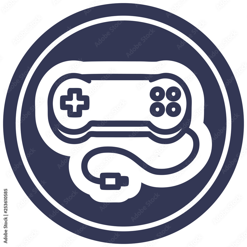 console game controller circular icon console game controller circular icon