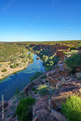 murchison river from hawks head lookout, kalbarri national park, western australia 12