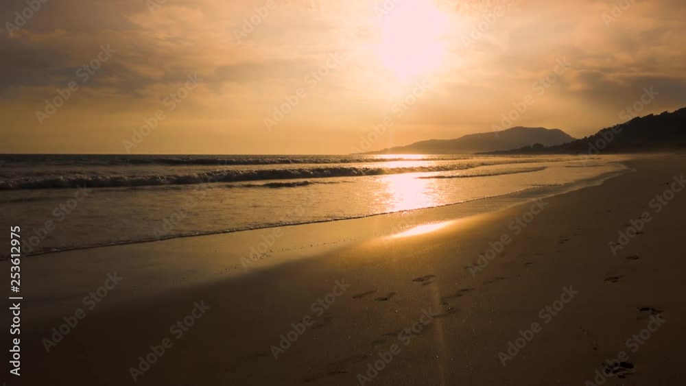 Tarifa beach in Andalucia, Spain. Stunning sunsets, clean beautiful beaches. Tarifa beach in Andalucia, Spain. Stunning sunsets, clean beautiful beaches.