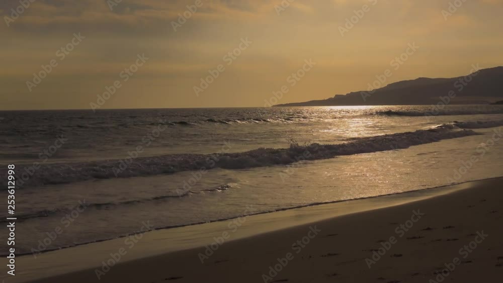 Tarifa beach in Andalucia, Spain. Stunning sunsets, clean beautiful beaches. Tarifa beach in Andalucia, Spain. Stunning sunsets, clean beautiful beaches.