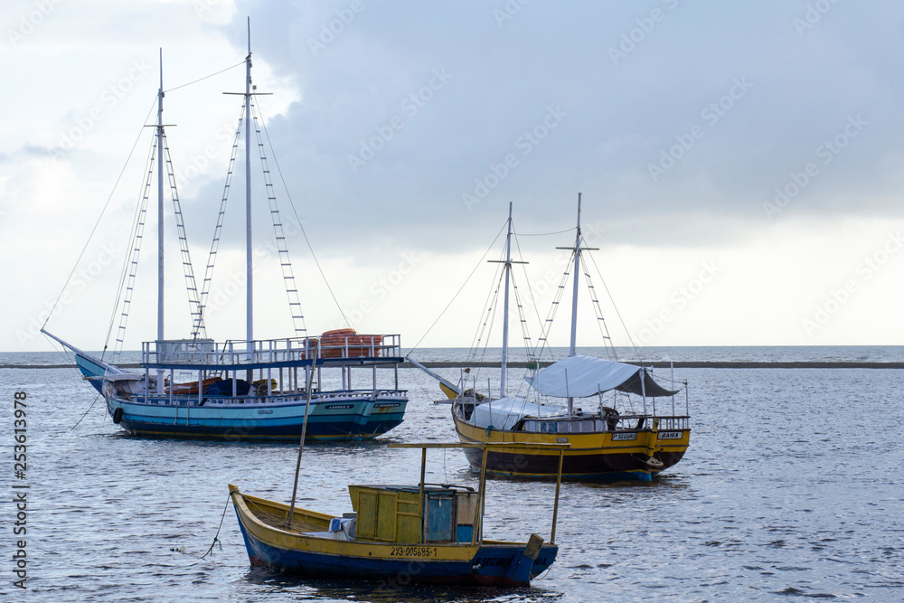 boats in harbor