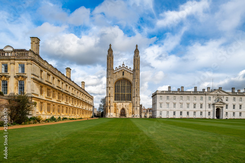 The famous King's College in Cambridge, UK photo