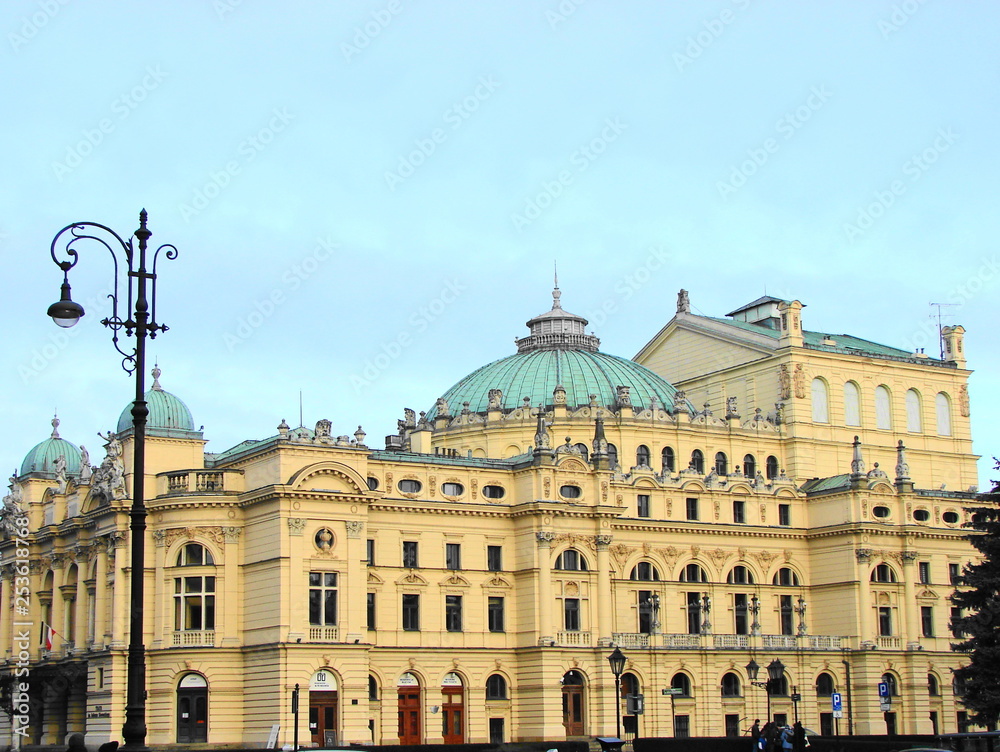 Fototapeta premium Beautiful building in the old city of Krakow