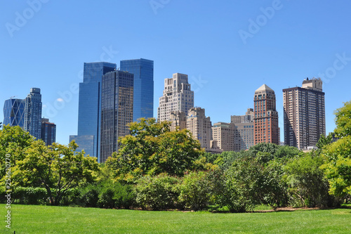 Tall Buildings Seen from Central Park, New York City, USA © Nenad Basic