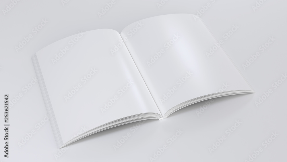 Magazine Mockup Template Perspective Top View 3d Magazine Mockup Template Perspective Top View 3d