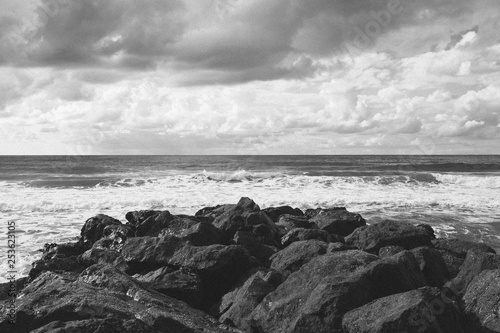sea and rocks on the coast