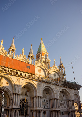 Italy, Venice, Saint Mark's Basilica, LOW ANGLE VIEW OF CATHEDRAL AGAINST SKY