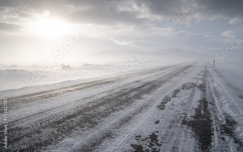 Blizzard, Iceland, Europe