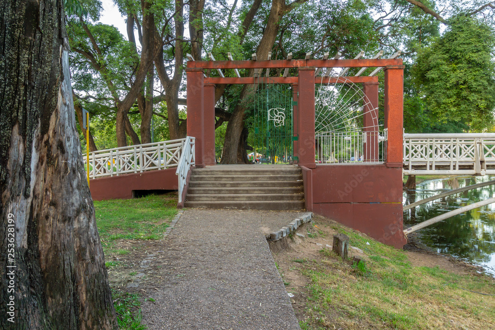 Scene view of Sarmiento Park (Parque Sarmiento), Córdoba, Argentina