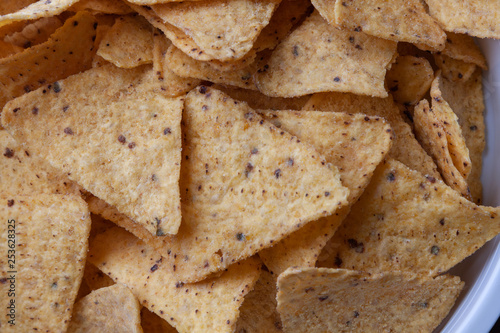 corn chips in a bowl