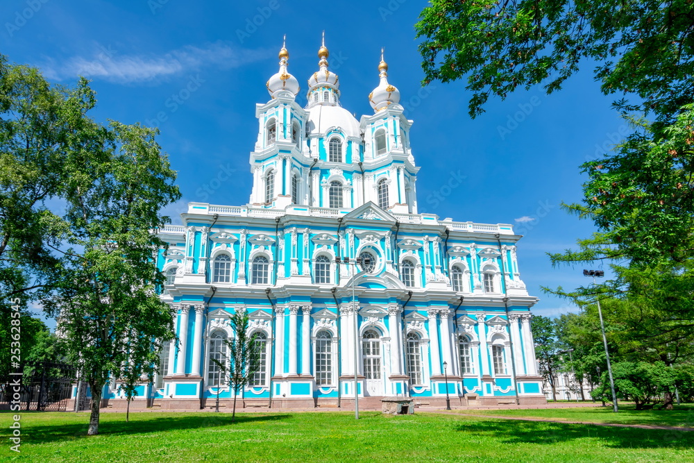 Smolny Cathedral, St. Petersburg, Russia