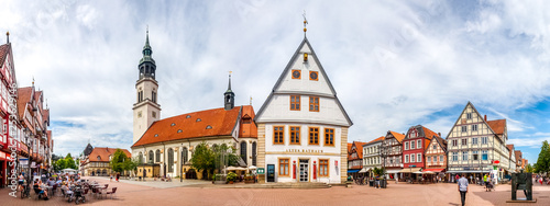 Marktplatz Panorama von Celle, Deutschland  photo