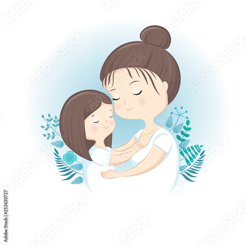 mother and daughter