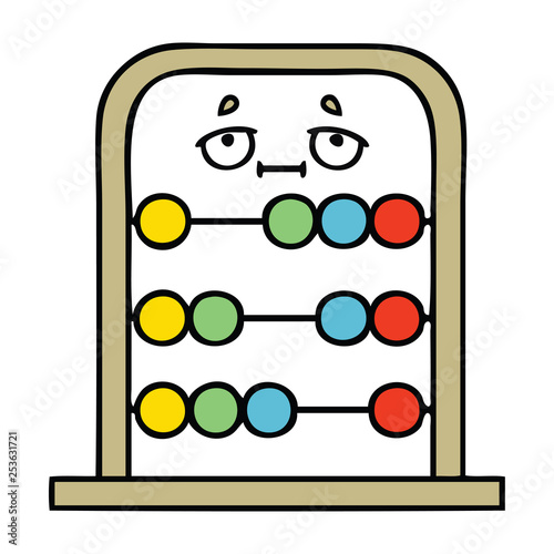 cute cartoon abacus